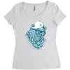 hip hop hibernation Women's Triblend Scoop T-shirt