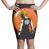 Goku Super Saiyan Dragon Ball 4 star Pencil Skirts