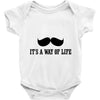 mustache Baby Onesie