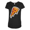 hot pizza Maternity Scoop Neck T-shirt