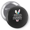 sister bunny Pin-back button