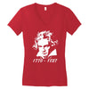 beethoven tribute Women's V-Neck T-Shirt