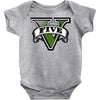 five logo Baby Bodysuit