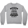 Super Cool Stepmom Of A Freaking Awesome Grandson Crewneck Sweatshirt