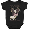 coffee makes me poop Baby Bodysuit