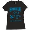 shuffle feel the movement Ladies Fitted T-Shirt