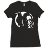 the crow die krahe horror Ladies Fitted T-Shirt