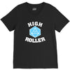high roller 20 sided die V-Neck Tee
