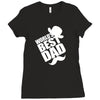World's Best Dad Ever Ladies Fitted T-Shirt