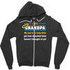 mischief with grandpa Zipper Hoodie