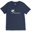 princess sticker vinyl decal die cut   girl crown car window baby wall V-Neck Tee