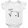 be together it's complicated math Baby Onesie