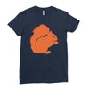 squirrel Ladies Fitted T-Shirt