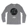 Virgo Zodiac Sign Minimal Design Long Sleeve Shirts