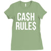 ca$h rule$ Ladies Fitted T-Shirt