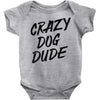crazy dog dude Baby Onesie