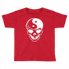 yin yang skull (2) Toddler T-shirt