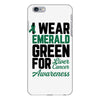 i wear emerald green for liver cancer awareness iPhone 6 Plus/6s Plus Case