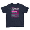 quens are born in january Youth Tee
