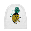 pineapple skateboarding Baby Beanies