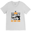 IF SON CAN'T FIX IT THAN NO ONE CAN FIX IT V-Neck Tee
