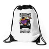 brooms are for amateurs Drawstring Bags