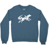 okami tribute wolf ladies Crewneck Sweatshirt