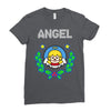 angel christmas Ladies Fitted T-Shirt