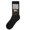 pizza fixes everything Socks