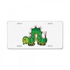 funny animal License Plate