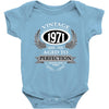 vintage quality without compromise 1971 aged to perfection Baby Bodysuit