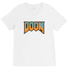 Wtf Doom Black Stroke V-Neck Tee