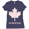 canada eh team Ladies Fitted T-Shirt