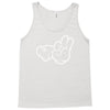 rude hands, ideal gift or birthday present. Tank Top