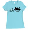 yours mine Ladies Fitted T-Shirt