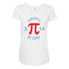 happy pi day Maternity Scoop Neck T-shirt