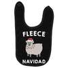 fleece navidad Baby Bibs