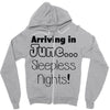new daddy to be Zipper Hoodie