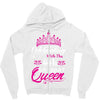 Celebrating With the 4th Birthday Queen Zipper Hoodie