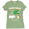 vegetables are what food eats Ladies Fitted T-Shirt