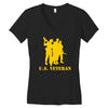 us veteran Women's V-Neck T-Shirt