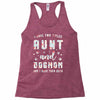 i have two titles aunt and dogmom and i rock them both Racerback Tank
