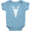 tuxedo fancy dress funny Baby Onesie