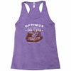 optimus trans Racerback Tank