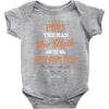 pops the man the myth best pops ever Baby Bodysuit