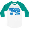 wing chun 72 retro 3/4 Sleeve Shirt