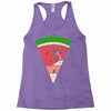 watermelon and beach Racerback Tank