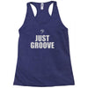 bass just groove Racerback Tank