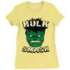hulk smash Ladies Fitted T-Shirt