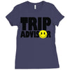 trip advisor Ladies Fitted T-Shirt